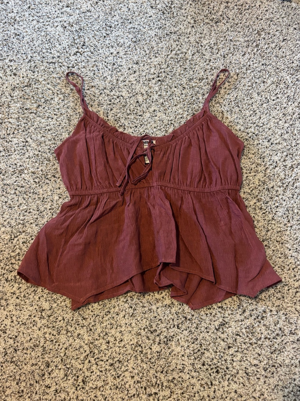 Mauve flowy tank